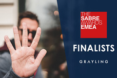 Grayling получает пять номинаций SABRE Awards EMEA 2020