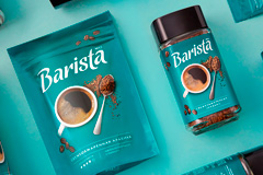 Fabula Branding разработала дизайн упаковки для растворимого кофе Barista
