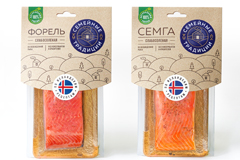 Семейные традиции домашней исландской кухни. Разработка упаковки форели и семги от агентства AVC