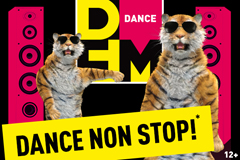 Радио DFM запустило новую рекламную кампанию. Танцуем вместе с тигром